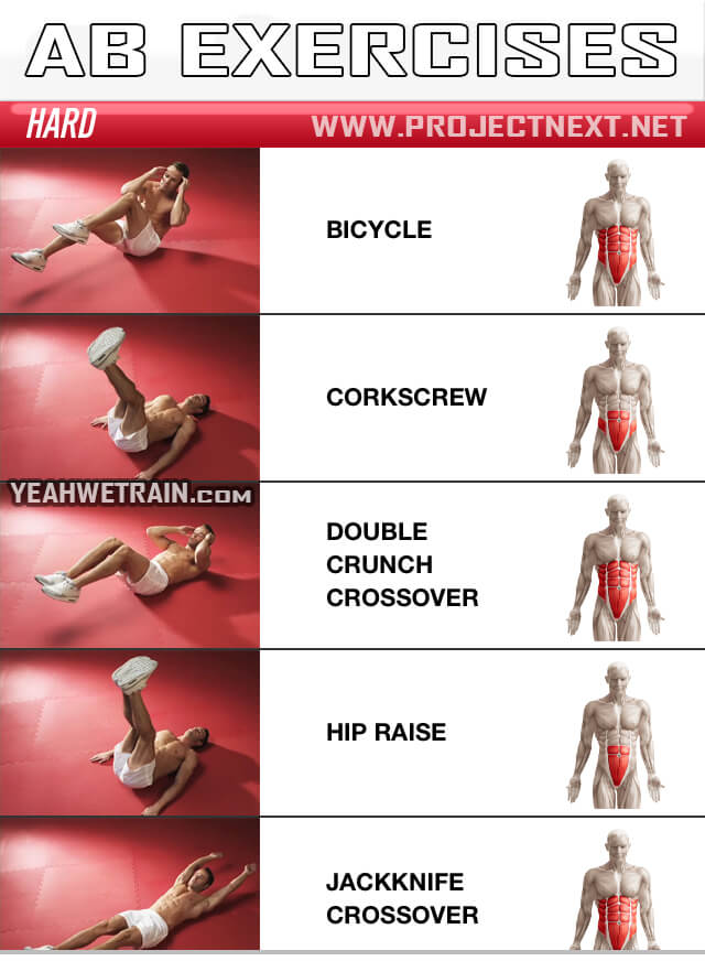 Sixpack Workout HARD Part 1 - Abs Abdominal Crunch Exercise Gym