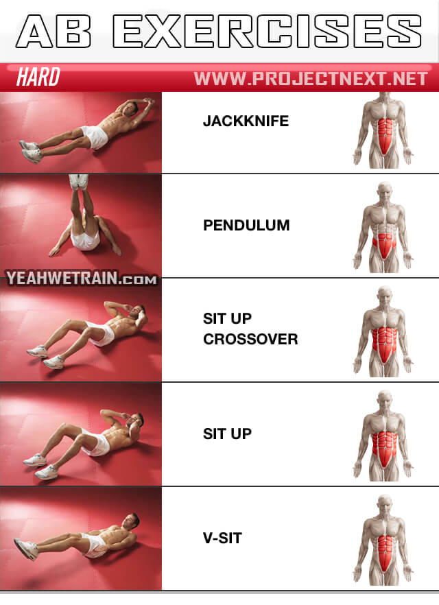 Sixpack Workout HARD Part 2 - Abs Abdominal Crunch Exercise Gym