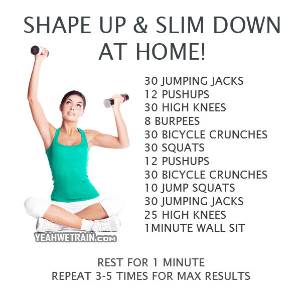 Shape Up & Slim Down At Home - Healthy Fitness Workout Sixpack