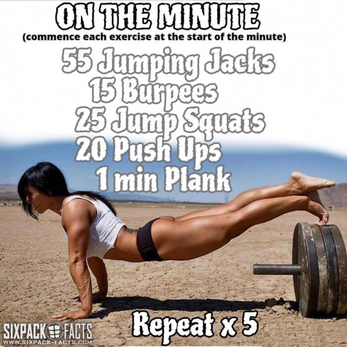 On The Minute Workout - Plank Healthy Core Body Training Plan Ab