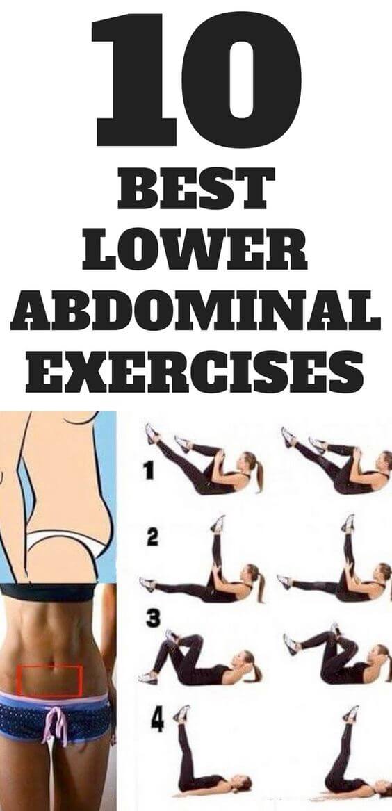 10 Best Lower Abdominal Exercises ! Healthy Fitness Abs Training