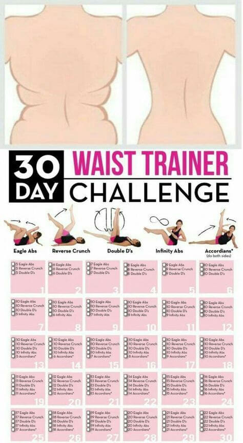 30 Day Waist Training Challenge! Healthy Fitness Training Core