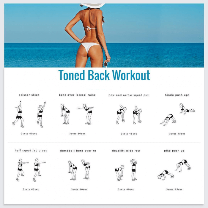 Toned Back Workout! Best Fitness Exercises And Healthy Fit Plans
