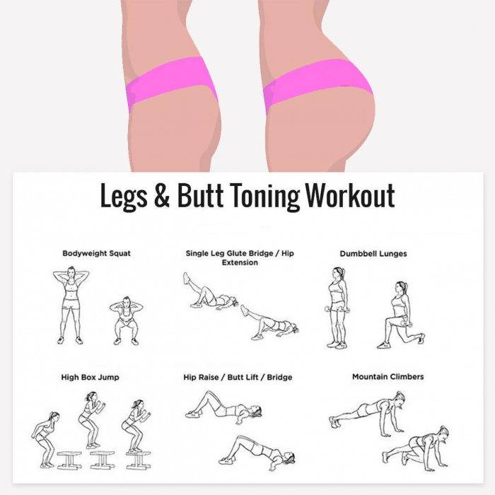 Legs & Butt Toning Workout ???????? Healthy Fitness Exercises Se