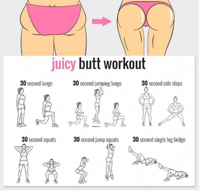 Juicy Butt Workout Plan Training