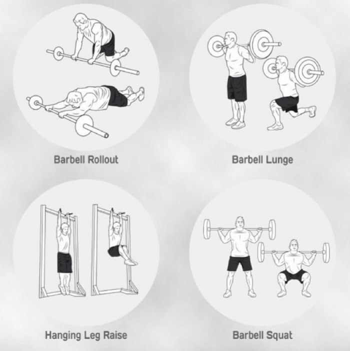 Legs and Abs Fitness Workout Training Plan 