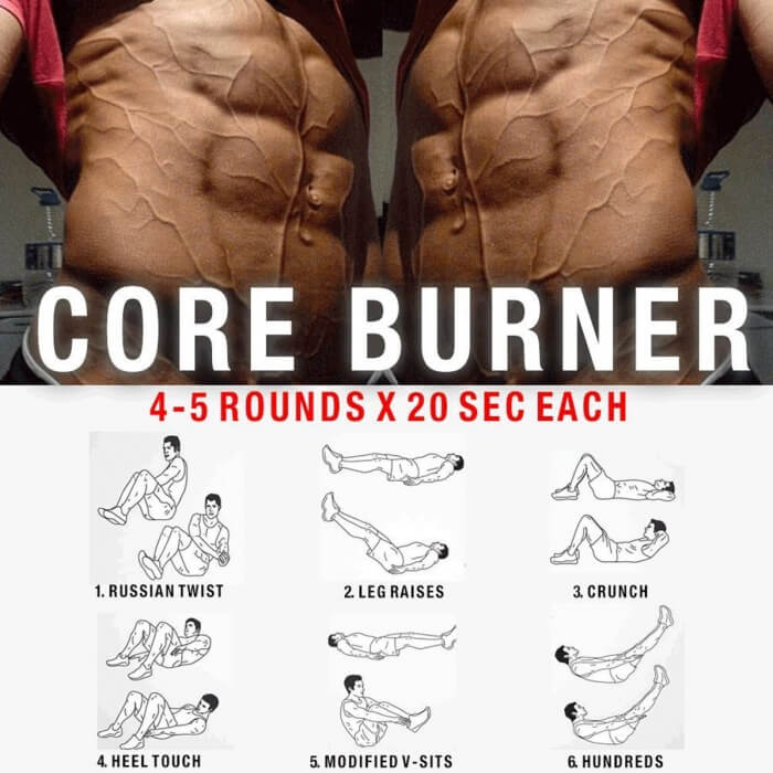 Core Burner Training ! Healthy Fitness Workout Plan