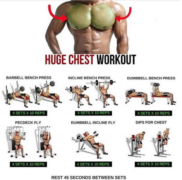 Huge Chest Workout! Fitness Training Plan