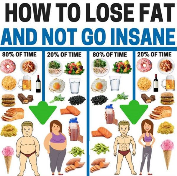 How To Lose Fat And Not Go Insane! Healthy Fit Tips