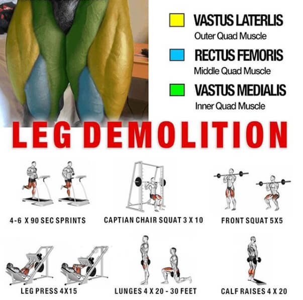 Leg Demolition! Hardcore Legs Training Plan