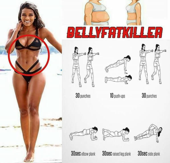 Belly-Fat Killer Workout ! Healthy Fitness Food Eating Tips