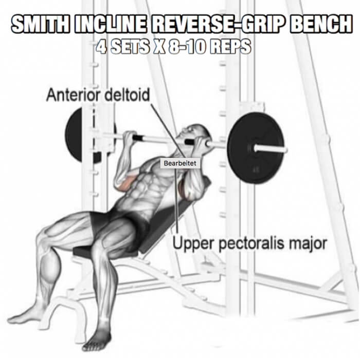 Chest Workout But Slightly Different Part 2! Smith Incline Rever