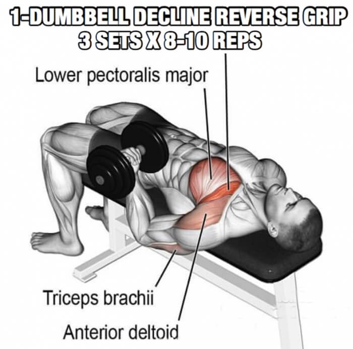Chest Workout But Slightly Different Part 5! One Dumbbell Declin