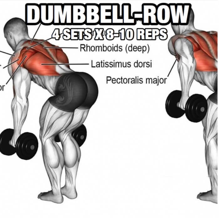 Back Workout But Slightly Different Part 4! Dumbbell-Row