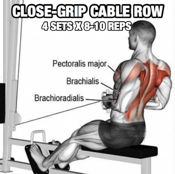 Back Workout But Slightly Different Part 6! Close-Grip Cable Row